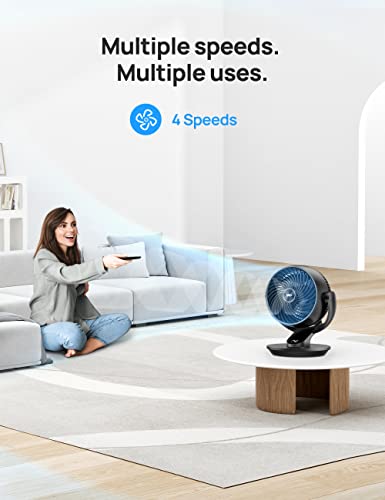 Dreo 13" Quiet Oscillating Table Fan With Remote - Image 4