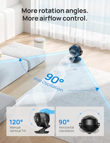 Dreo 13" Quiet Oscillating Table Fan With Remote - Image 5