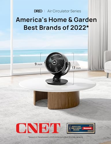 Dreo 13" Quiet Oscillating Table Fan With Remote - Image 2