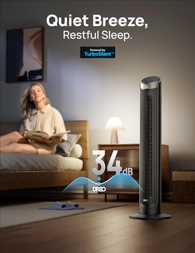 Dreo 40'' WiFi Tower Fan, High-Speed Cooling - Image 3