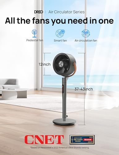Dreo Smart Oscillating Pedestal Fan With Wi-Fi - Image 2