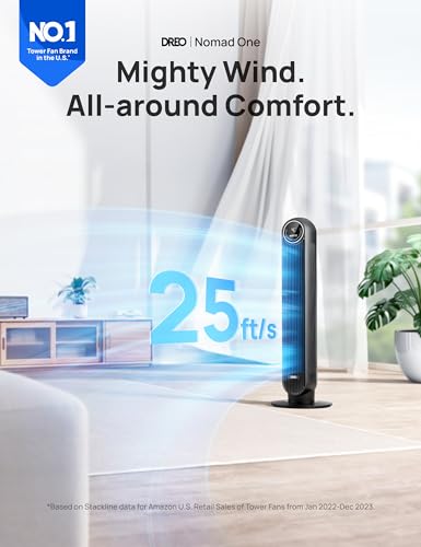 Dreo Tower Fan With 25ft/s Velocity - Image 2