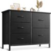 AODK Dresser TV Stand With 5 Drawers