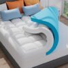 ELEMUSE Dual Layer Memory Foam Mattress Topper