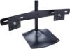 Ergotron Dual-Monitor Desk Stand, Horizontal, Black