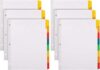 Oxford Durable Erasable Binder Dividers, 8 Tab (89991)
