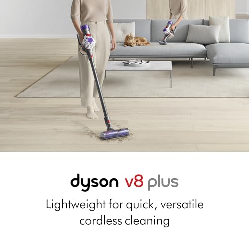 Dyson V8 Plus Cordless Vacuum, Silver/Nickel - Image 2