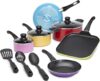 Ecolution Easy Clean Nonstick Cookware, 12-Piece Set