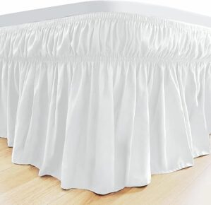 Aemilas Elastic Wrinkle Bed Skirts, King Size