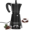 SHANGSKY Electric Aluminum Espresso Coffee Maker