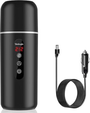 DEARLUREN Electric Car Kettle, Portable Coffee Heater