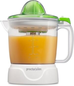 Proctor Silex Electric Citrus Juicer Machine, 34 oz (66340)