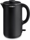 MEISON Electric Kettle Stainless Steel, 1.7 Liter
