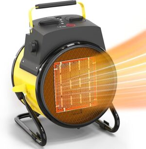 DECOKTOOL Electric Space Heater - 1500W Outdoor Heater