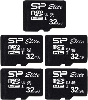 SP Silicon Power Elite 32GB 5-Pack MicroSD Card