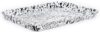 Crow Canyon Home Enamelware Jelly Roll Pan, Black/White Splatter