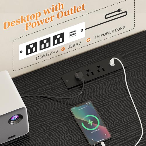 EnHomee Dresser TV Stand With Power Outlet - Image 5