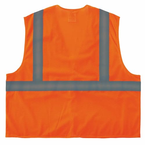 Ergodyne GloWear 8205HL Reflective Safety Vest, Orange - Image 2