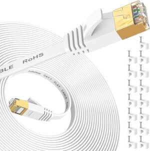 Folishine Ethernet Cable 25 Ft, Cat 8/7 High Speed