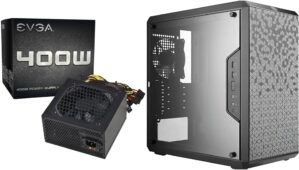 EVGA EVGA 400W Power Supply & Cooler MasterBox Q300L Tower