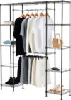 Amazon Basics Expandable Metal Hanging Closet Organizer, Bronze
