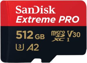 SanDisk Extreme PRO microSDXC 512 GB Memory Card