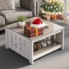 YITAHOME Farmhouse Coffee Table With Storage