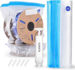 ELEGOO Filament Storage Vacuum Kit, 20 Bags