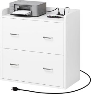 YITAHOME File Cabinet With Charging Station