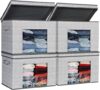 Univivi Foldable Fabric Storage Boxes With Lids