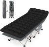 Suteck Folding Camping Cot Bed With Soft Pad