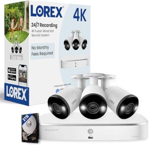 Lorex Fusion 4K Security Camera System With NVR