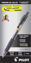Pilot G2 Gel Roller Pens, Bold Point, 12-Pack