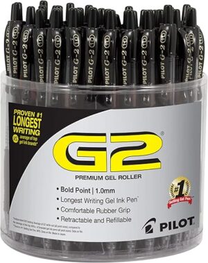 Pilot G2 Premium Gel Pens, Bold 1 mm, 48 Pack