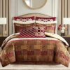 Croscill Galleria 4 Piece Red Comforter Set