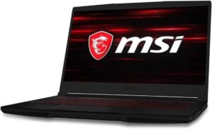 msi GF63, NVIDIA GTX 1650, 15.6″ 8GB 256GB i5-10300H