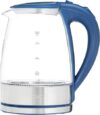 COOK WITH COLOR Glass Electric Kettle 1.8L – Blue