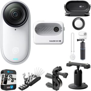 Insta360 Go 3S 128GB 4K Action Camera Bundle