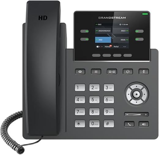 Grandstream GRP2612W IP Phone | 4 Lines | Wi-Fi
