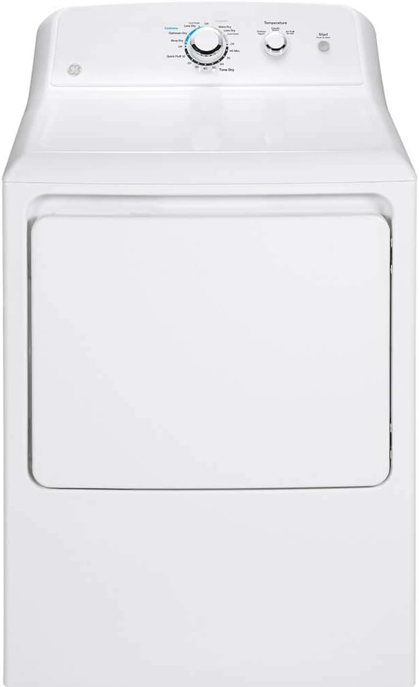 GE GTD33EASKWW, White Dryer