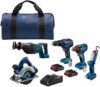 Bosch GXL18V-501B25 18V 5-Tool Combo Kit