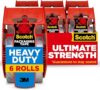 Scotch Heavy Duty Packing Tape, Clear, 6 Rolls