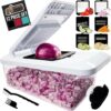 Gorilla Grip Heavy Duty Vegetable Chopper Slicer