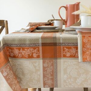 Benson Mills Heirloom Harvest Jacquard Fabric Tablecloth