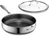 HexClad Hybrid Nonstick 4.5 Qt Deep Sauté Pan