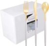 I00000 I00000 Gold Plastic Silverware Set