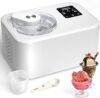 Acmeenjoy Ice Cream Maker With Compressor, 3 Modes