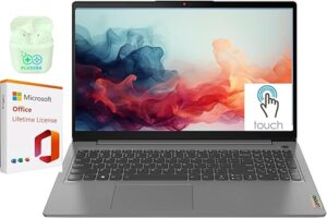 Lenovo Ideapad 3i 15.6″ Touchscreen Laptop, 40GB RAM