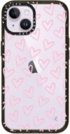 CASETiFY Impact iPhone 14 Case – Hearts/Light Pink