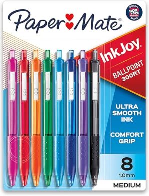 Paper Mate InkJoy 300RT Retractable Ballpoint Pens, Medium